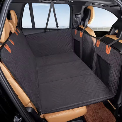 Car Pet Pad, Hard Bottom Travel Dog Hammock, Dog Rear Seat Extender, Anti-Dirty and Scratch-Proof Widening Mat